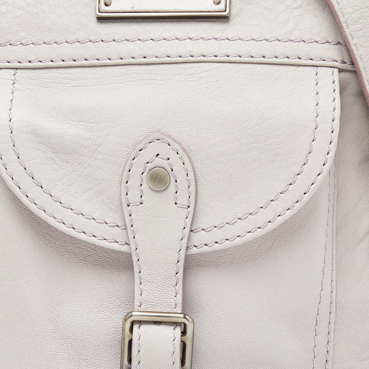 Top Quality Burberry Lavender Leather Crossbody Bag w/Wallet