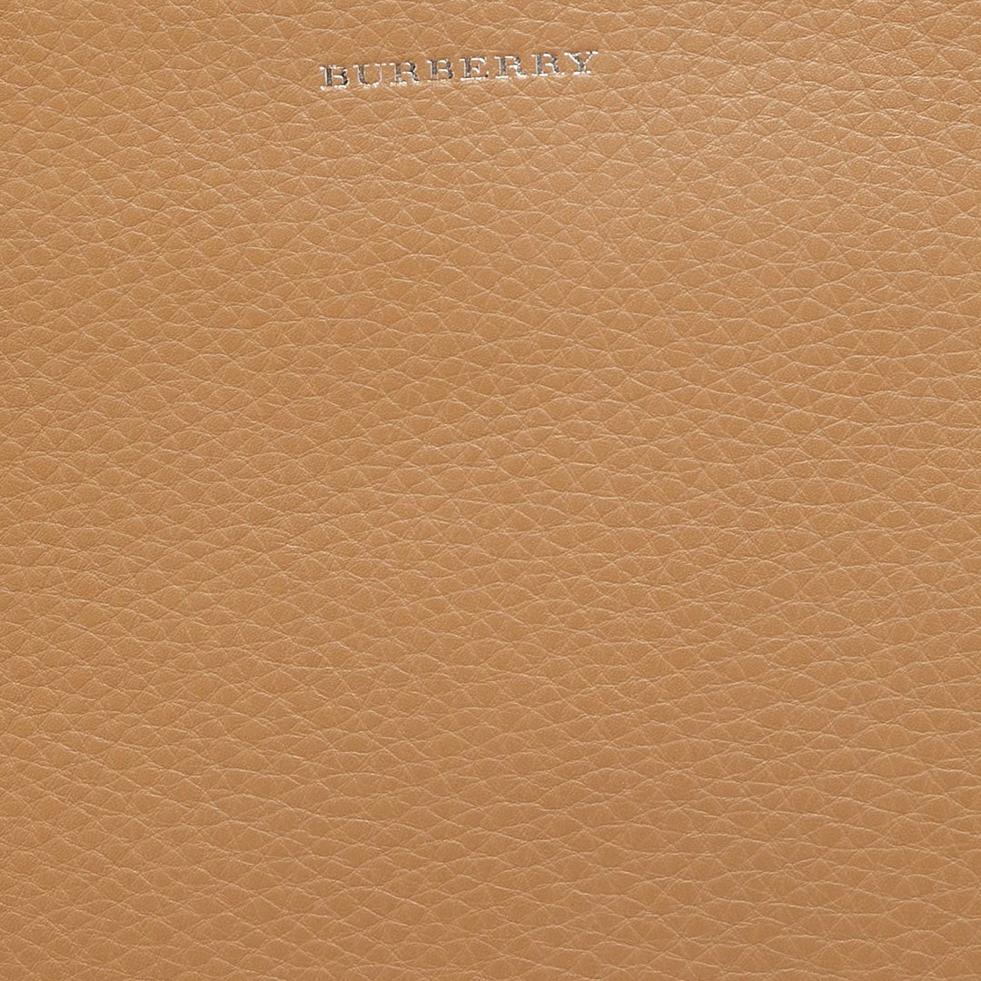 Burberry Brown/White Leather Bicolor Clutch