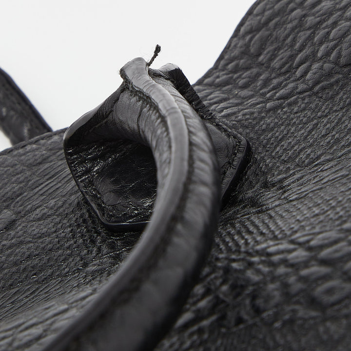 BURBERRY Black Leather Dewsbury Tote