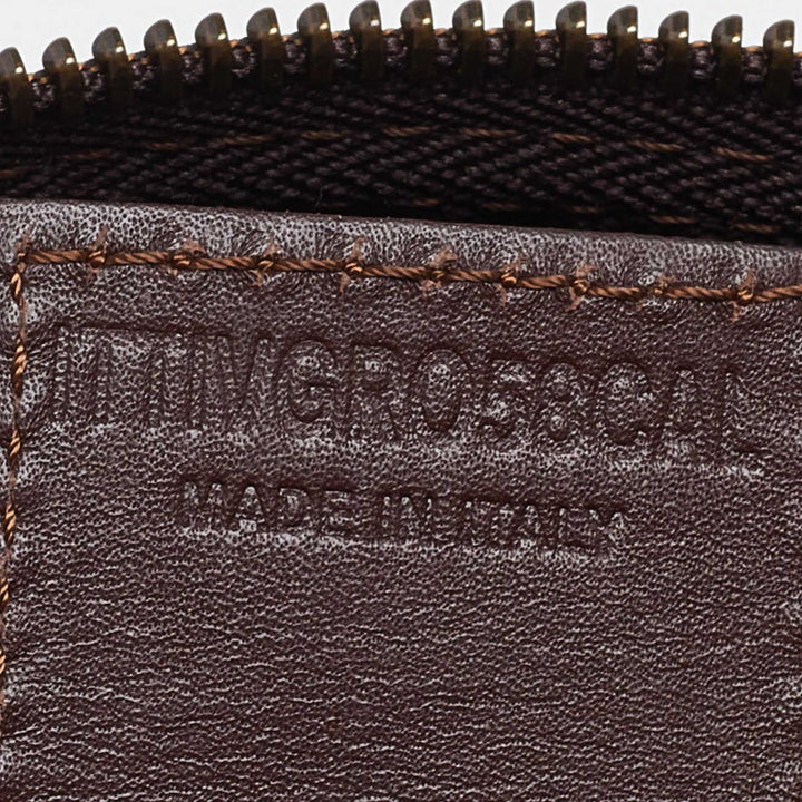 BURBERRY Brown/Beige Haymarket Coated Canvas and Leather Chester Bowler Bag