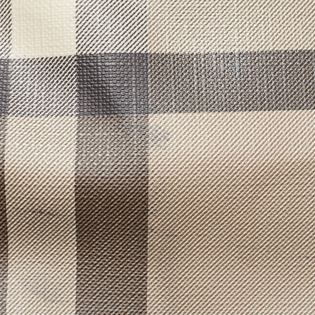 Burberry Smoked Check Coated Canvas and Leather Small Canterbury Tote