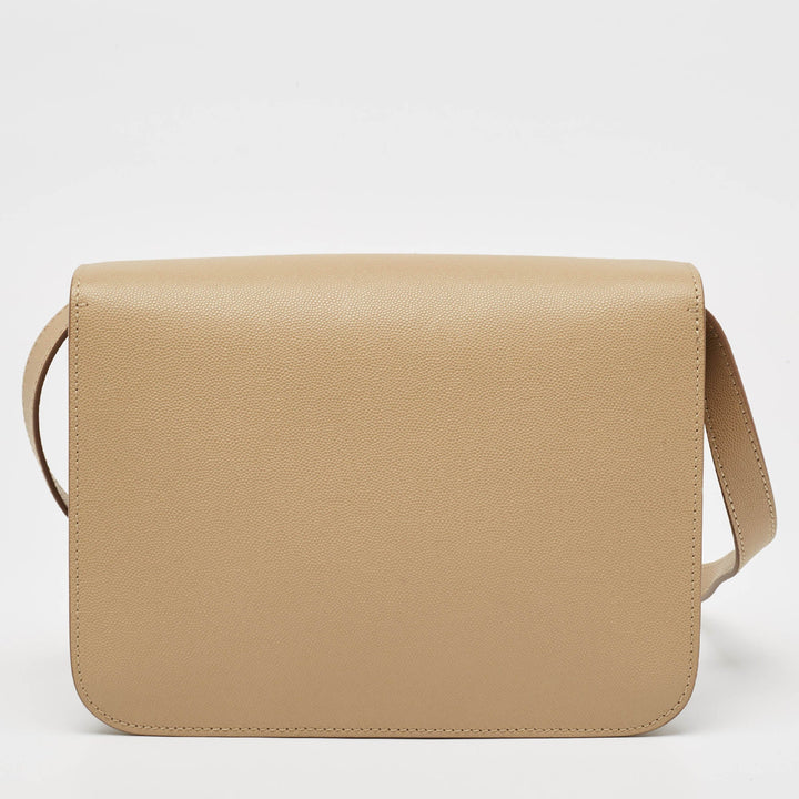 Top Quality Burberry Beige Grain Leather Medium TB Shoulder Bag
