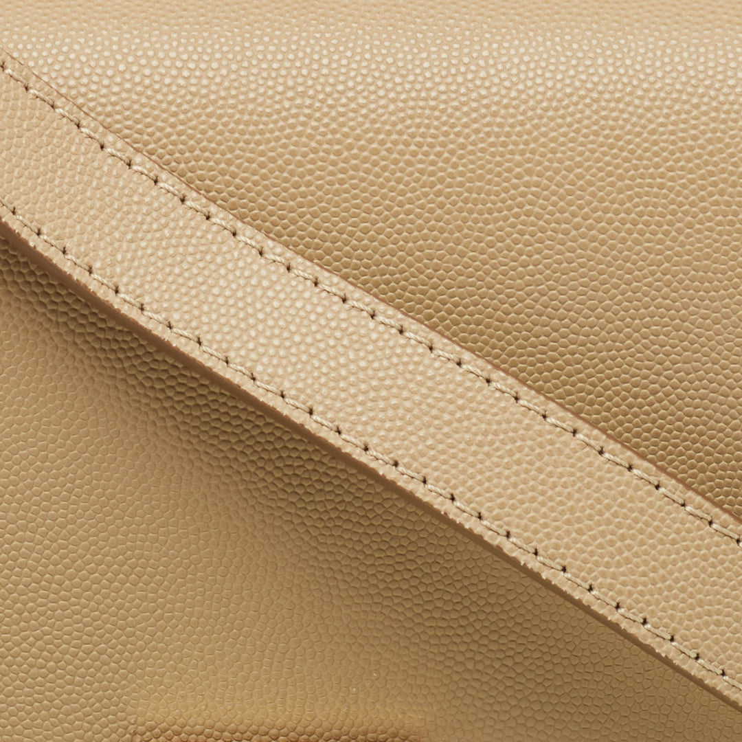 Top Quality Burberry Beige Grain Leather Medium TB Shoulder Bag