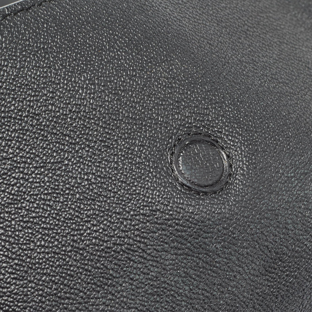 BURBERRY Black Leather Medley Shoulder Bag