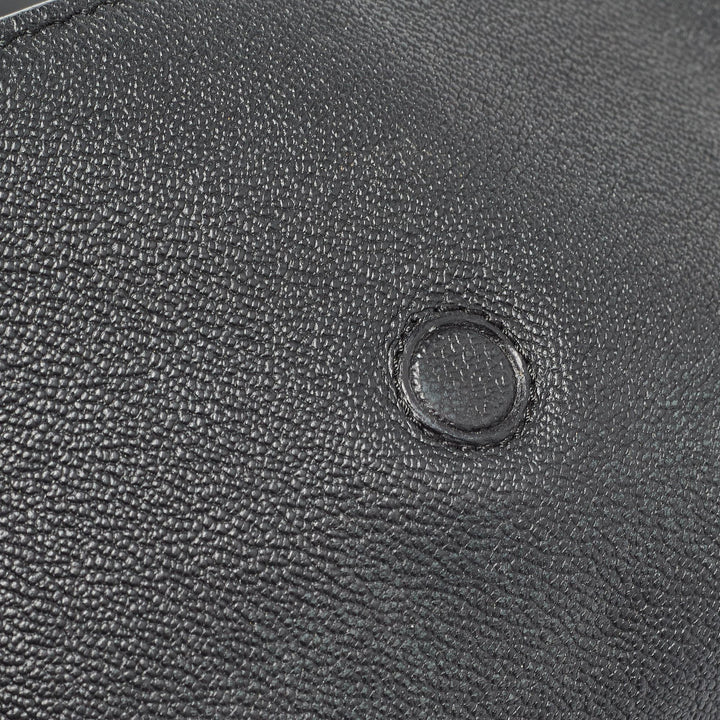 BURBERRY Black Leather Medley Shoulder Bag