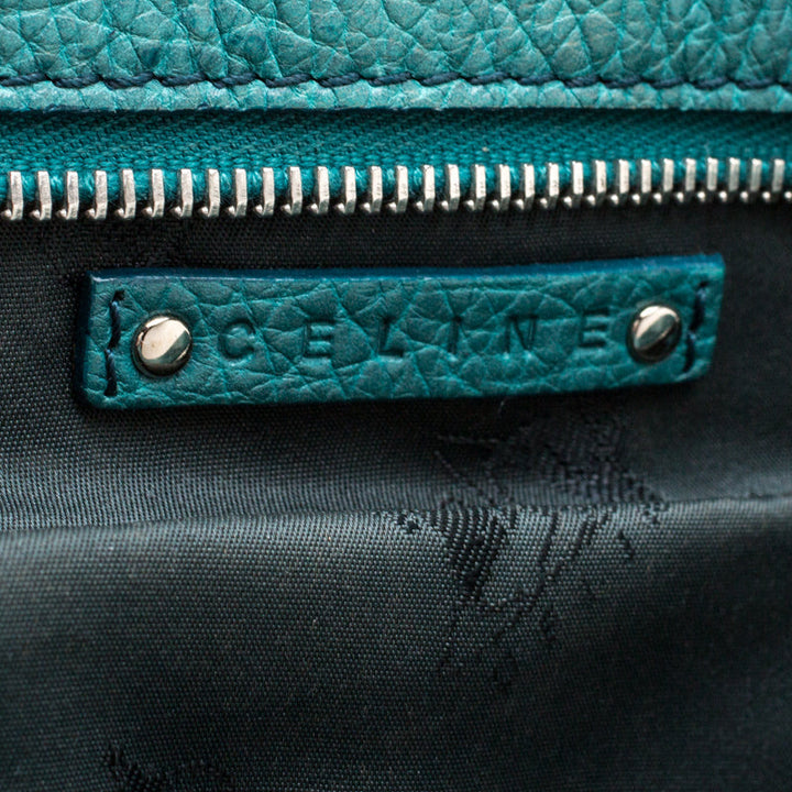 Celine Green Leather Hobo