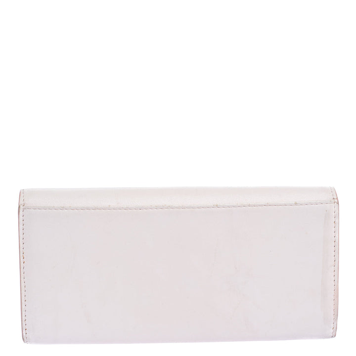 Celine Pink Leather Flap Continental Wallet