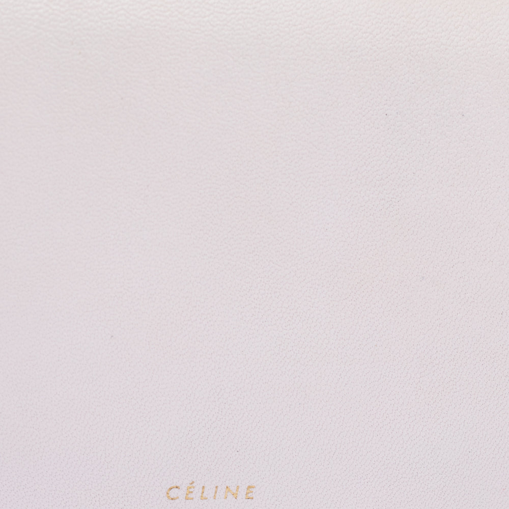 Celine Pink Leather Flap Continental Wallet