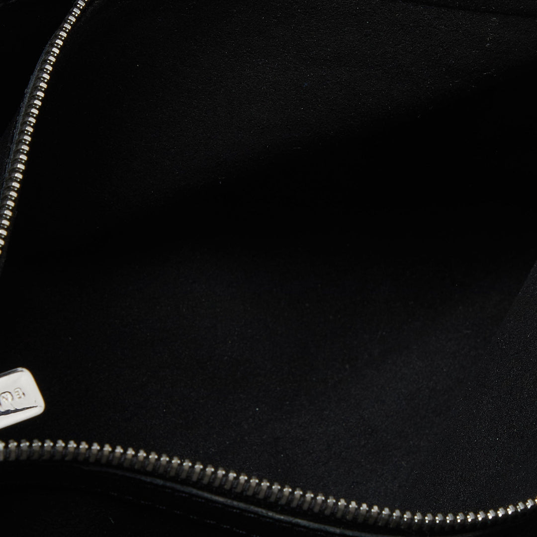 Celine Black Quilted Glossy Leather Boogie Tote