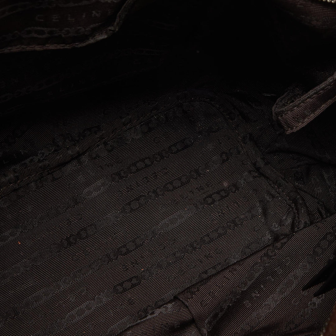 Celine Dark Brown Leather Bittersweet Hobo