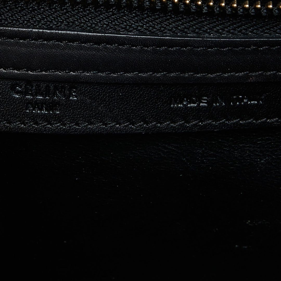 Celine Tri Color Leather Micro Luggage Tote