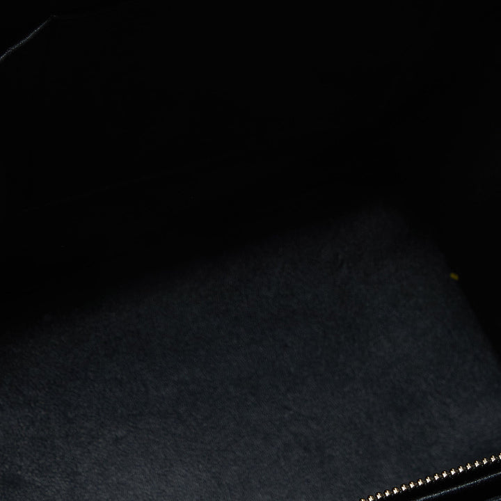 Celine Tricolor Leather Mini Luggage Tote