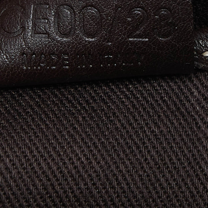 Celine Beige/Brown  Embossed Suede Ava Bag