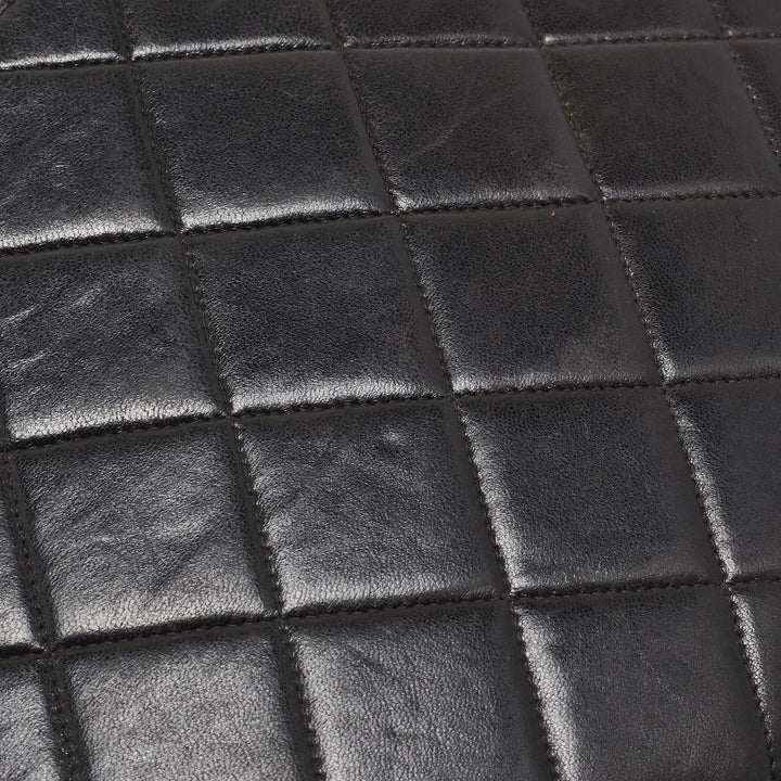Chanel Black Quilted Leather CC Square New Chain Bag