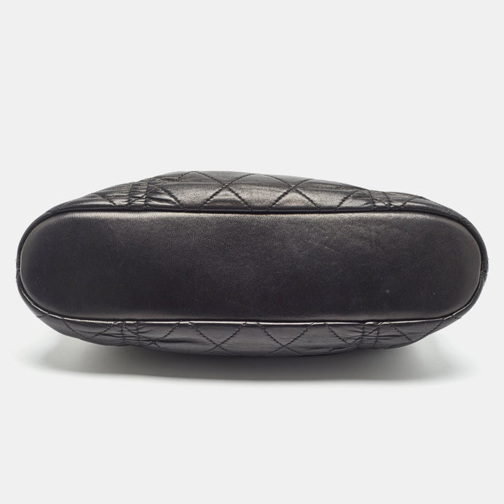 Chanel Black Quilted Leather Sharpei Frame Bag