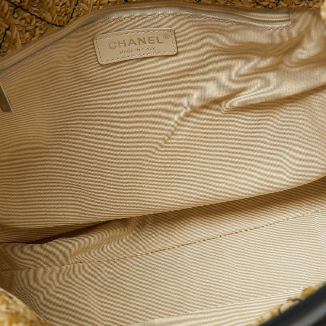 Chanel Black Leather and PVC 31 Shopping Bag