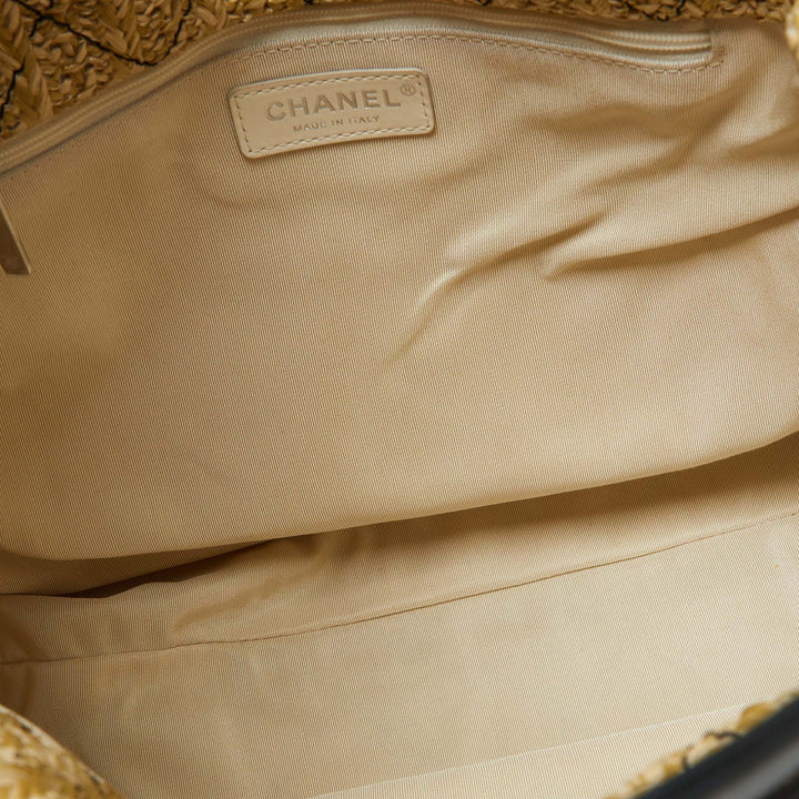 Chanel Black Leather and PVC 31 Shopping Bag