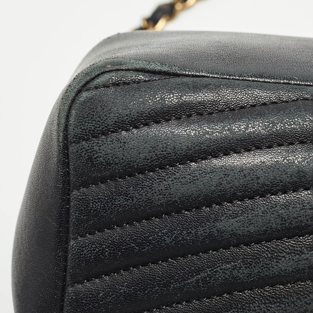 Chanel Black Quilted Leather Medium Pagoda New Bag