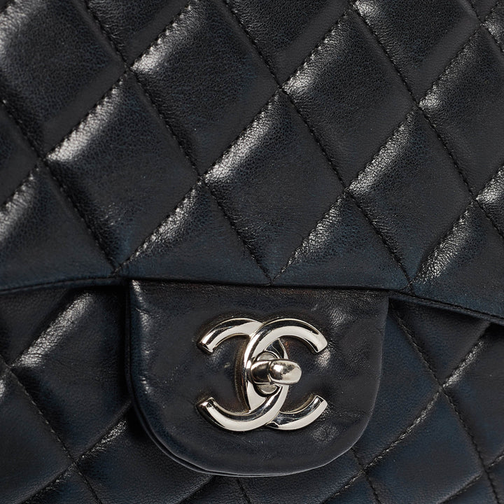 Chanel Black Quilted Leather Maxi Classic Single New Bag