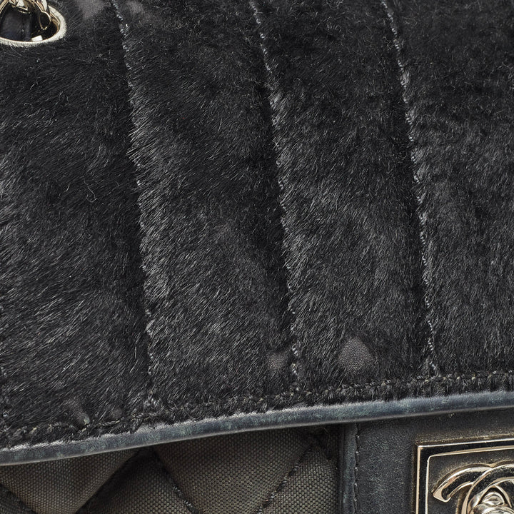 Chanel Black Quilted Nylon and Leather Sport Line Camera New Bag