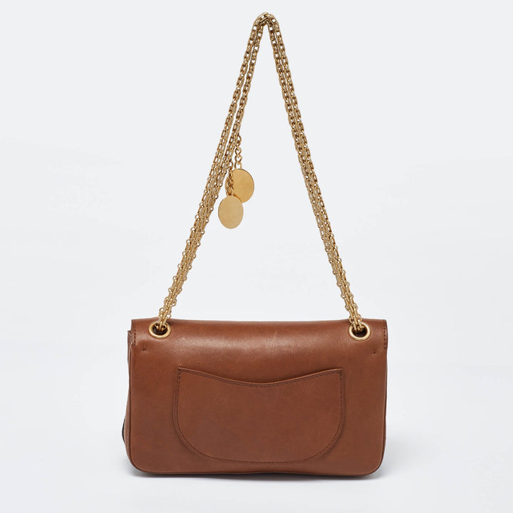 Chanel Brown Leather Nude Reissue 2.55 Medals 226 New Bag
