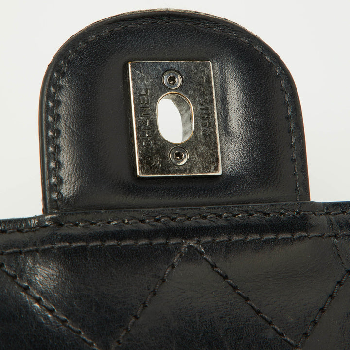 Chanel Black Quilted Canvas and Leather CC New Shoulder Bag
