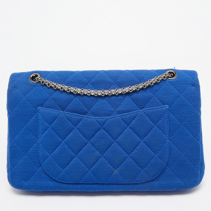 Chanel Blue Jersey Classic 227 Reissue 2.55 New Bag