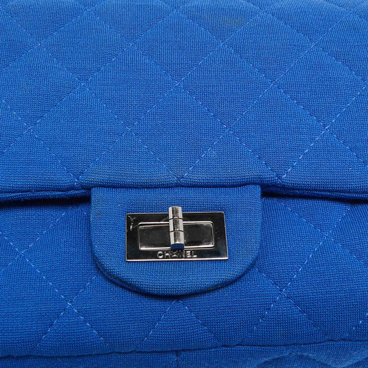 Chanel Blue Jersey Classic 227 Reissue 2.55 New Bag
