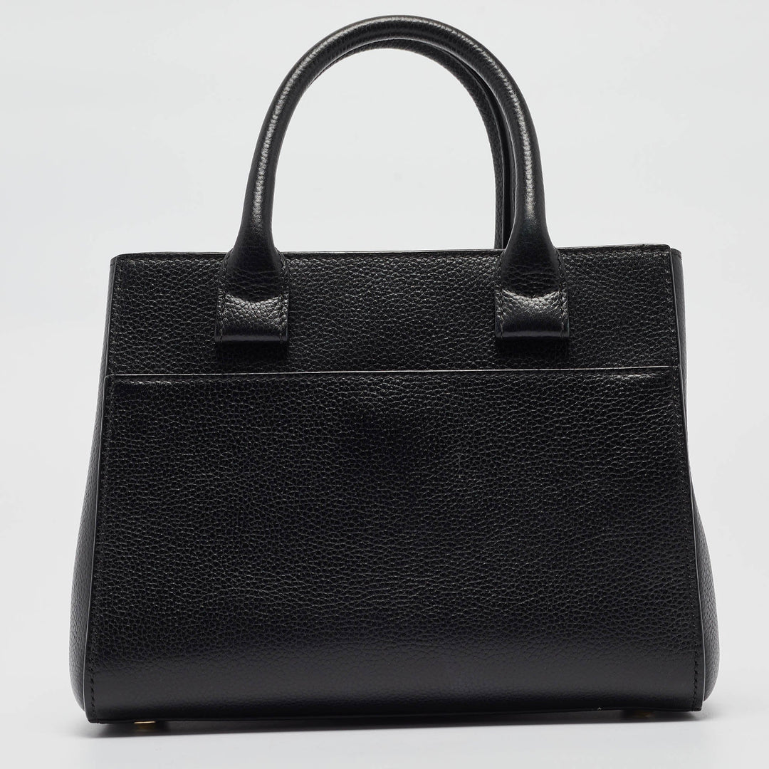 Chanel Black Leather Mini Neo Executive Tote