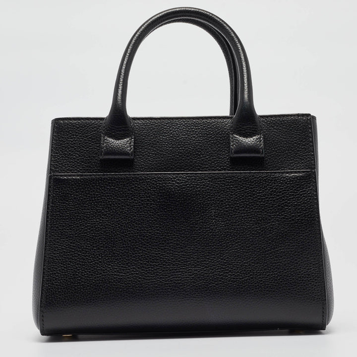 Chanel Black Leather Mini Neo Executive Tote