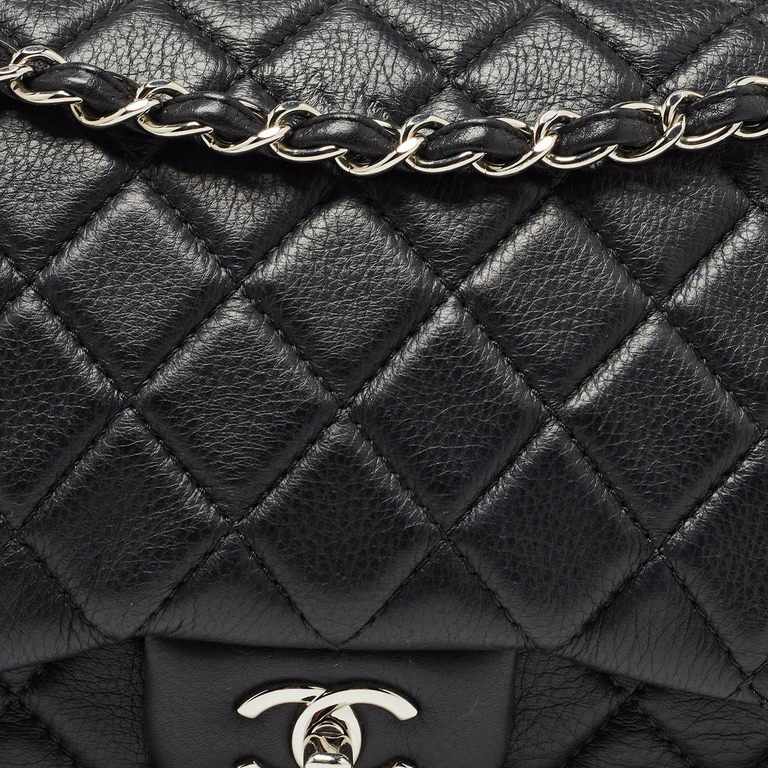 Chanel Black Quilted Leather Easy New Bag