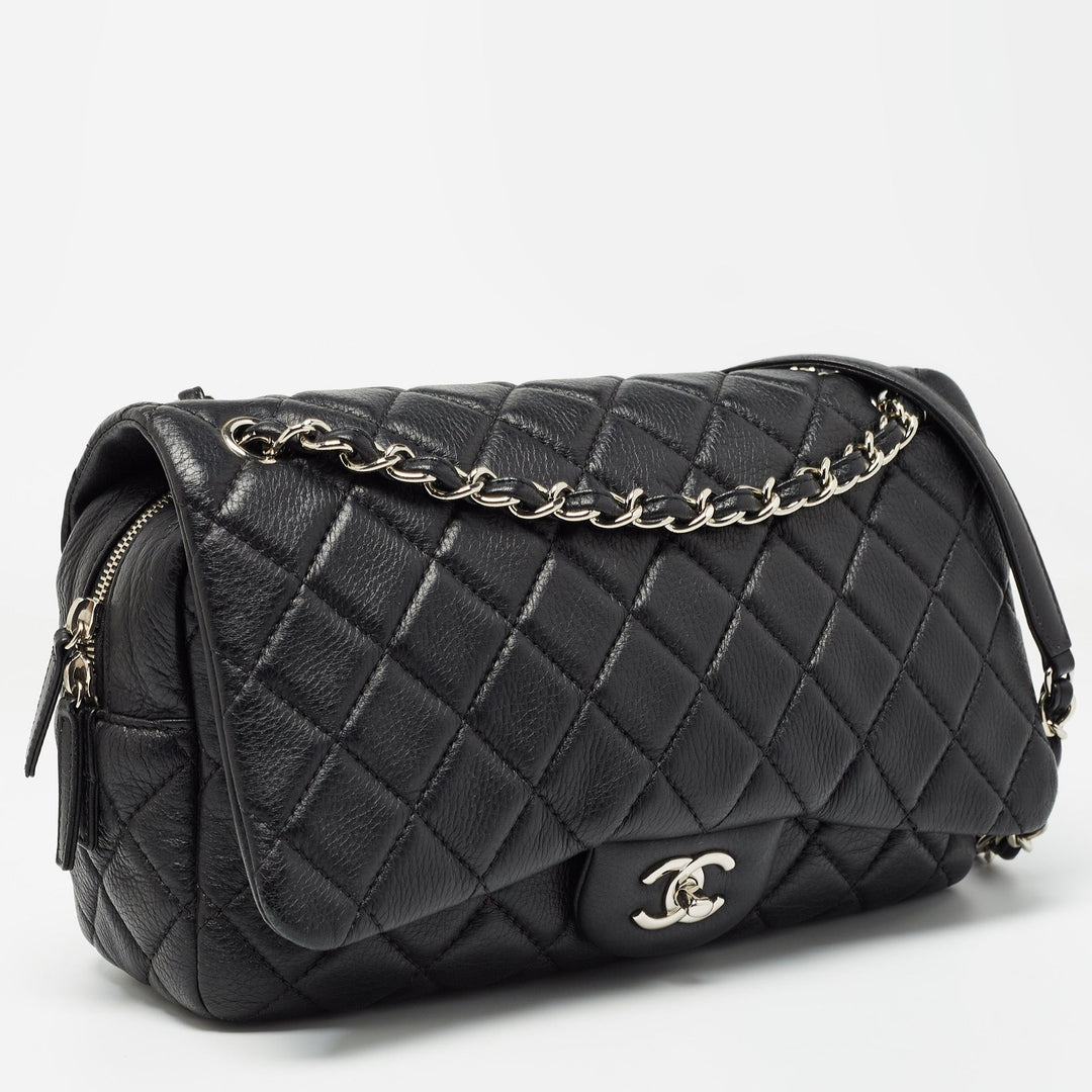 Chanel Black Quilted Leather Easy New Bag