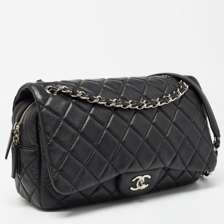Chanel Black Quilted Leather Easy New Bag