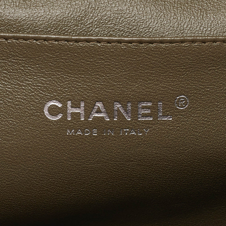 Chanel Olive Green Quilted Leather Chain New Bag