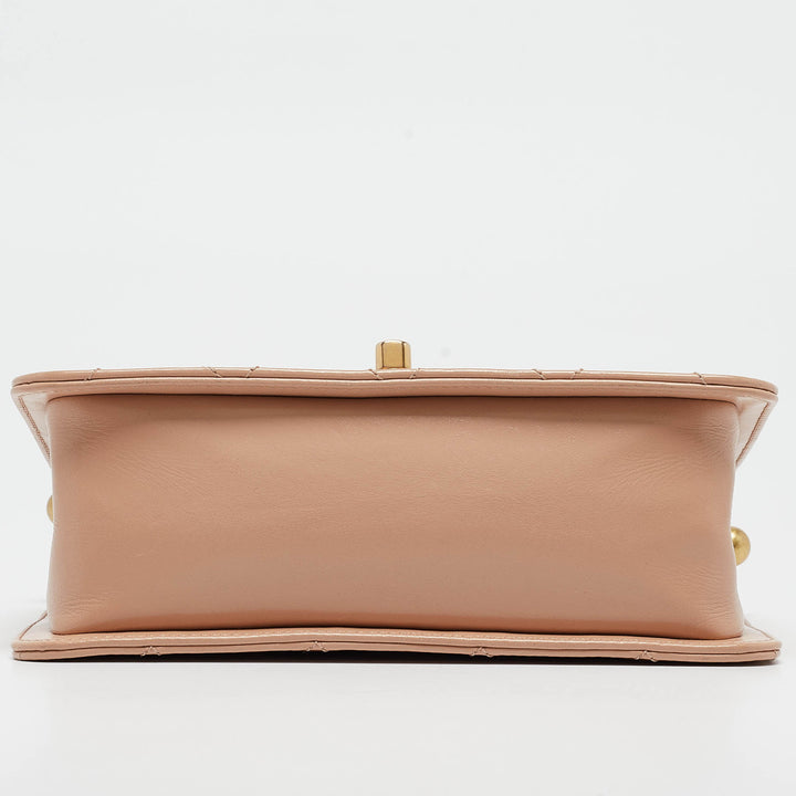 Chanel Beige Quilted Leather Perfect Fit New Bag