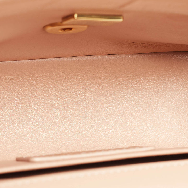 Chanel Beige Quilted Leather Perfect Fit New Bag