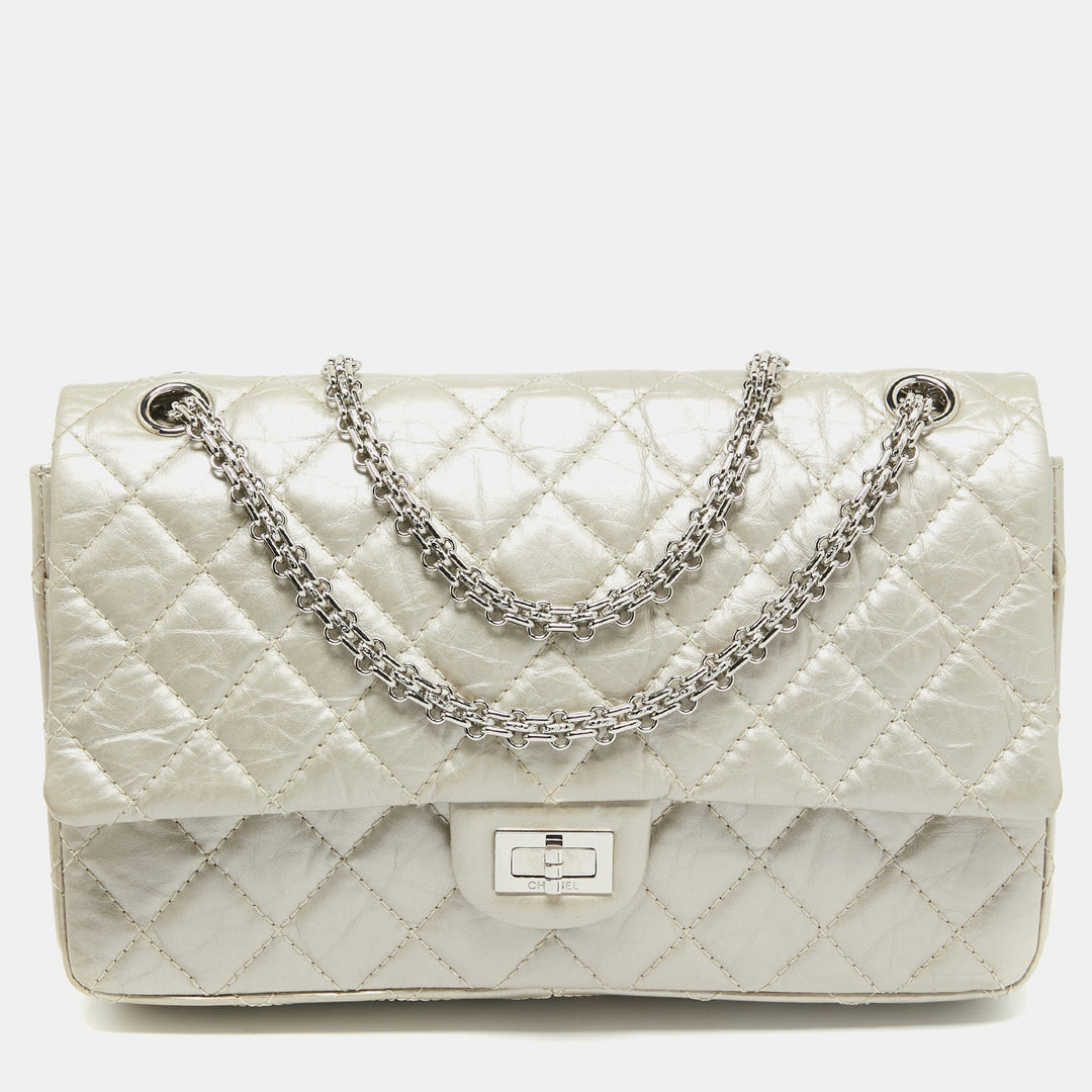 Chanel Beige Quilted Leather 226 Classic Reissue 2.55 New Bag