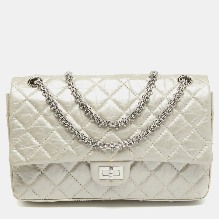 Chanel Beige Quilted Leather 226 Classic Reissue 2.55 New Bag