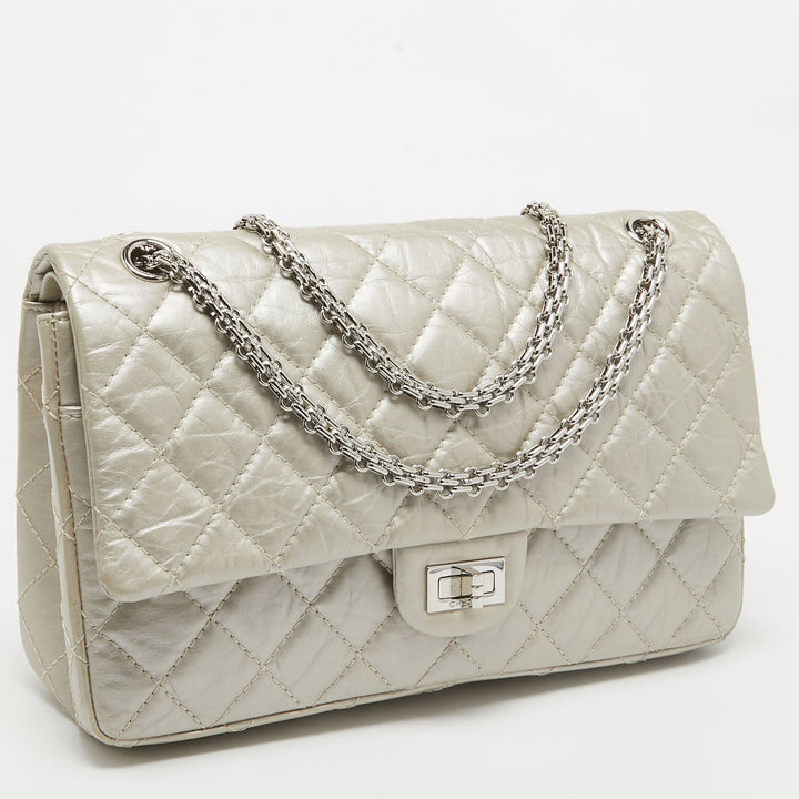 Chanel Beige Quilted Leather 226 Classic Reissue 2.55 New Bag