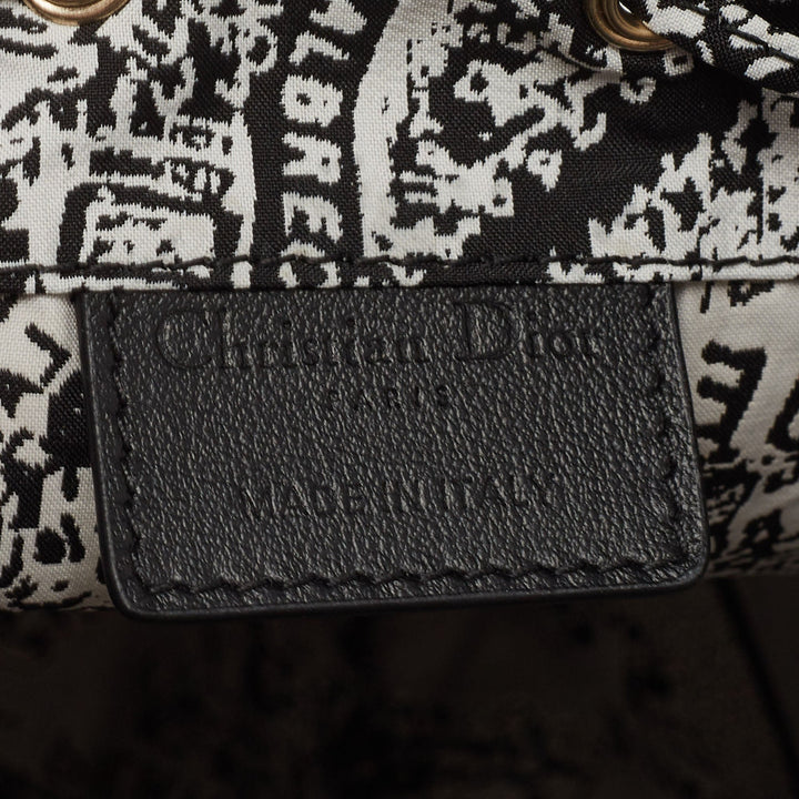Top quality Dior Black/White Plan De Paris Nylon travel Pouch