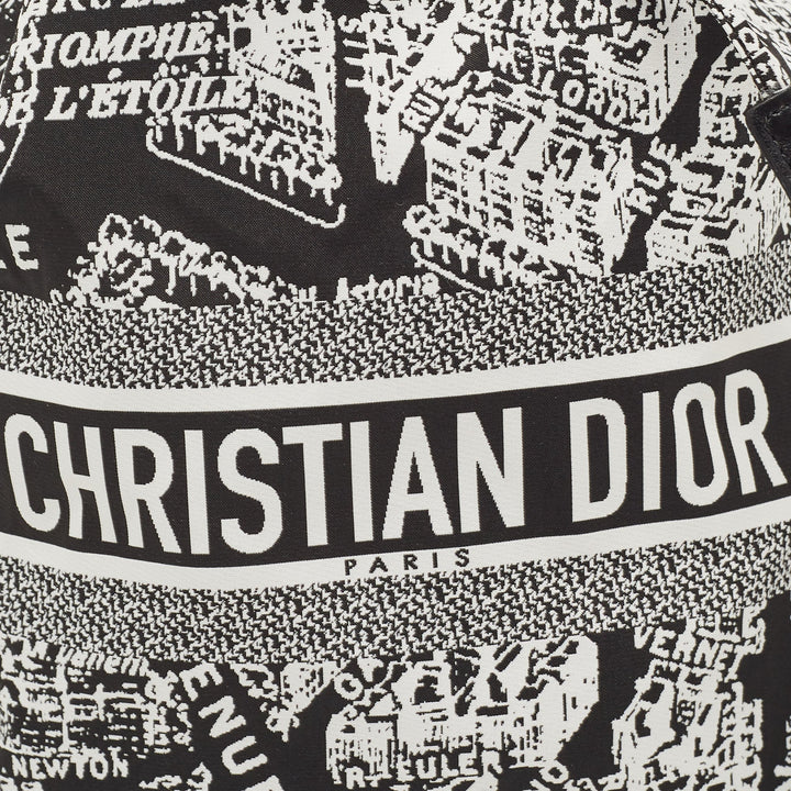Top quality Dior Black/White Plan De Paris Nylon travel Pouch
