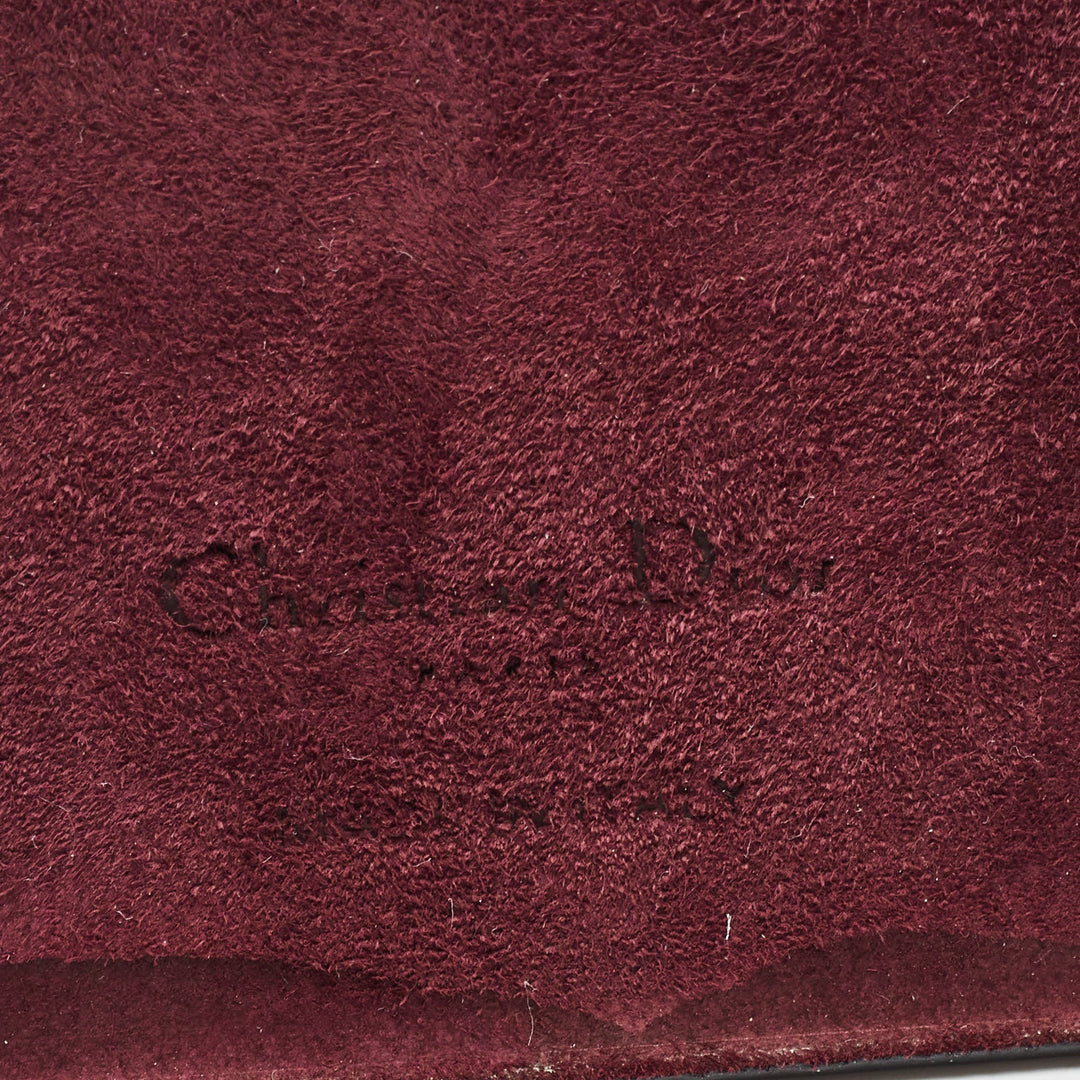 Top quality Dior Burgundy Oblique Canvas and Leather iPhone XS Max Case