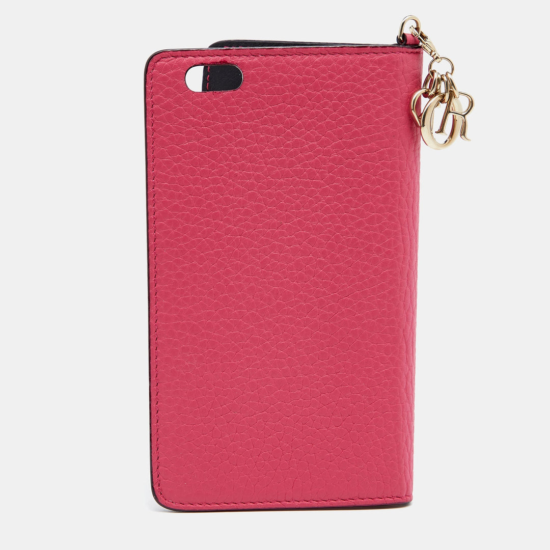 Top quality Dior Magenta Leather iPhone 6 Folio Case
