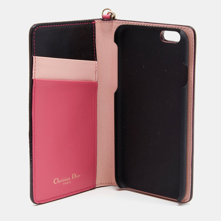 Top quality Dior Magenta Leather iPhone 6 Folio Case
