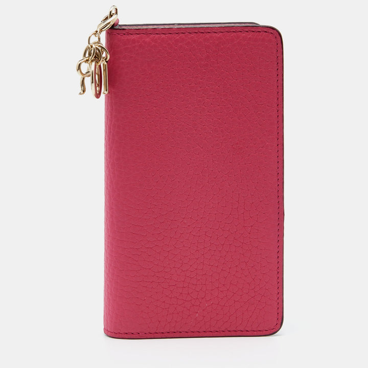 Top quality Dior Magenta Leather iPhone 6 Folio Case