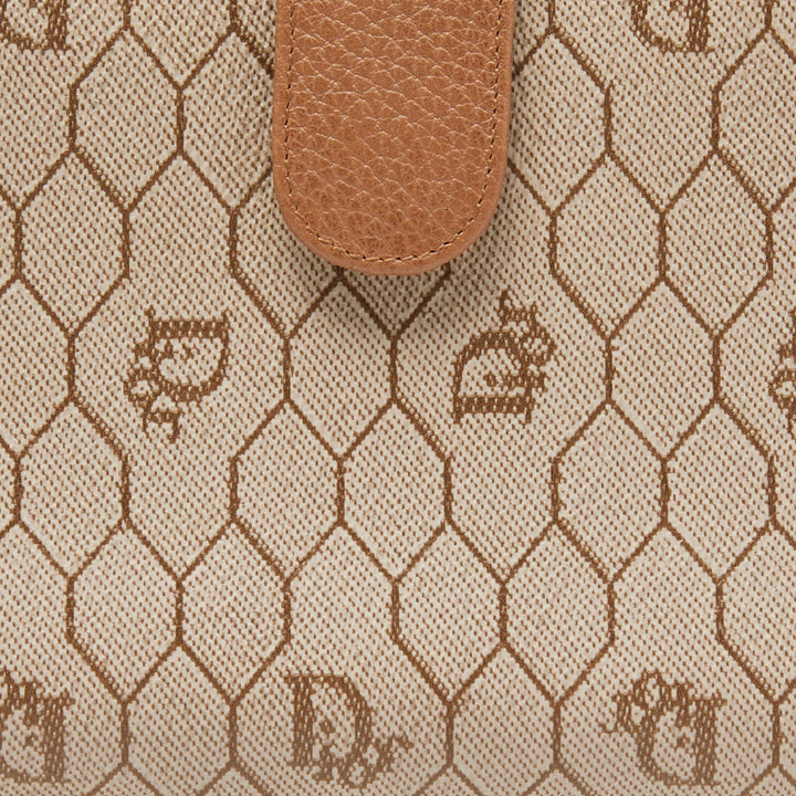 Top quality Dior Beige Coated Canvas and Leather Agenda Cover