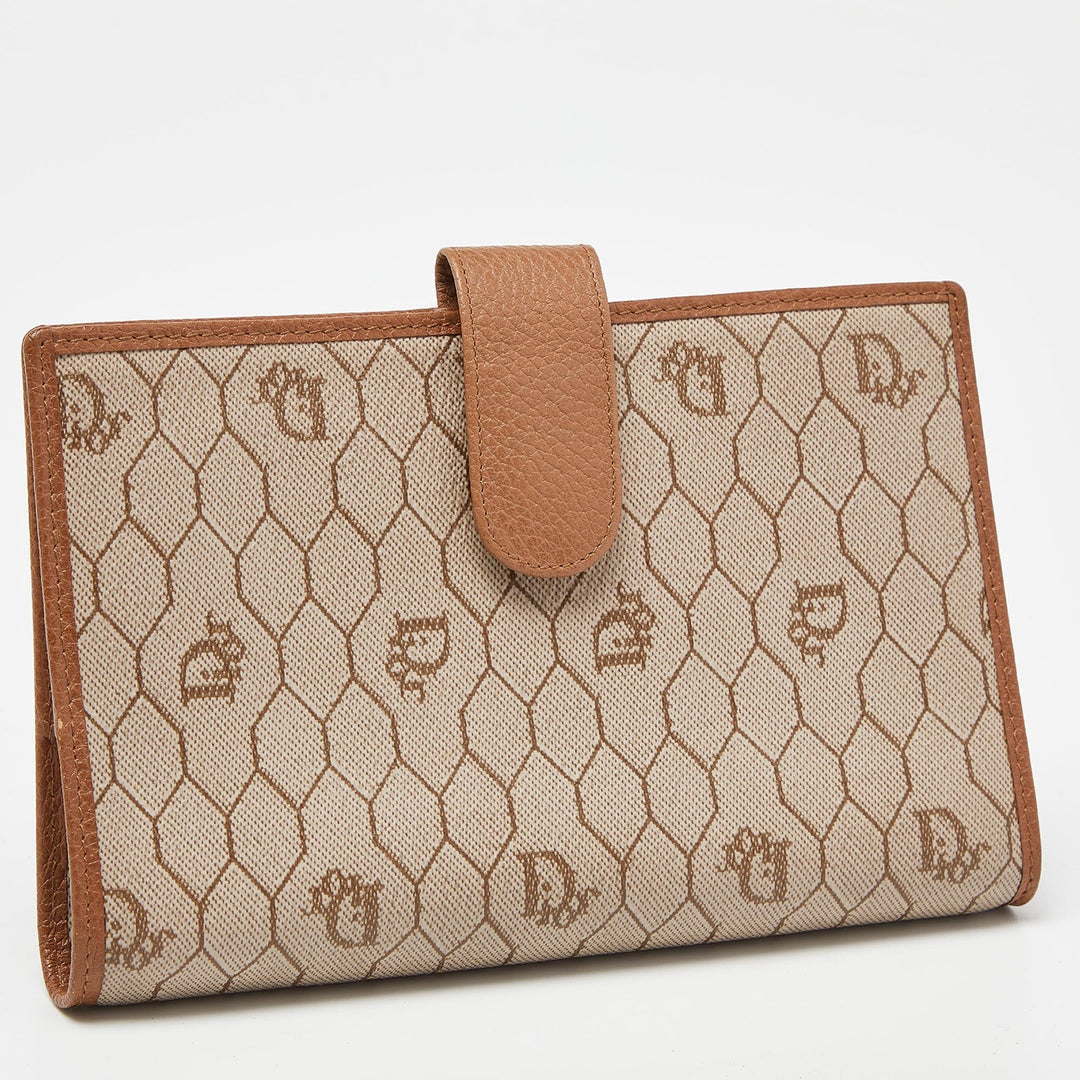 Top quality Dior Beige Coated Canvas and Leather Agenda Cover