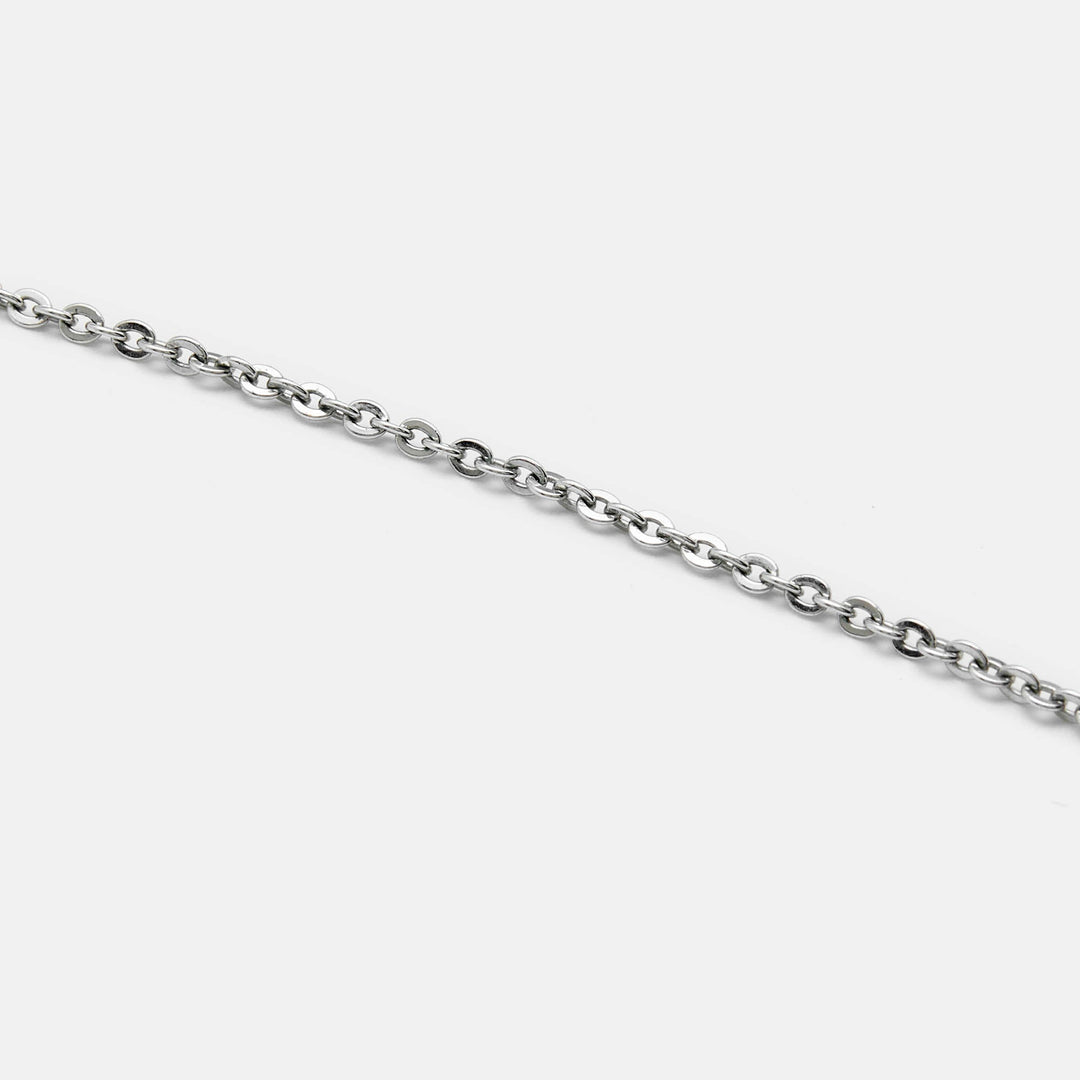 Top quality Dior Oblique Crystal Silver Tone Necklace