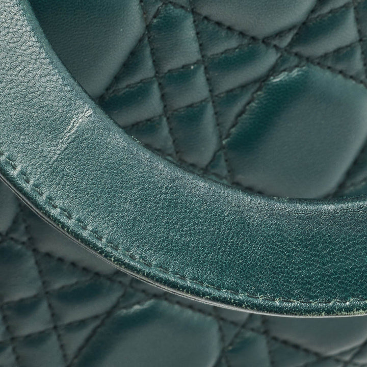 Top quality Dior Green Cannage Leather Medium Lady  Tote