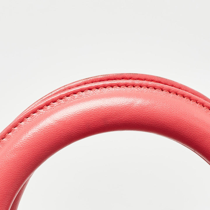 Top quality Dior Coral Pink Cannage Leather Granville Tote